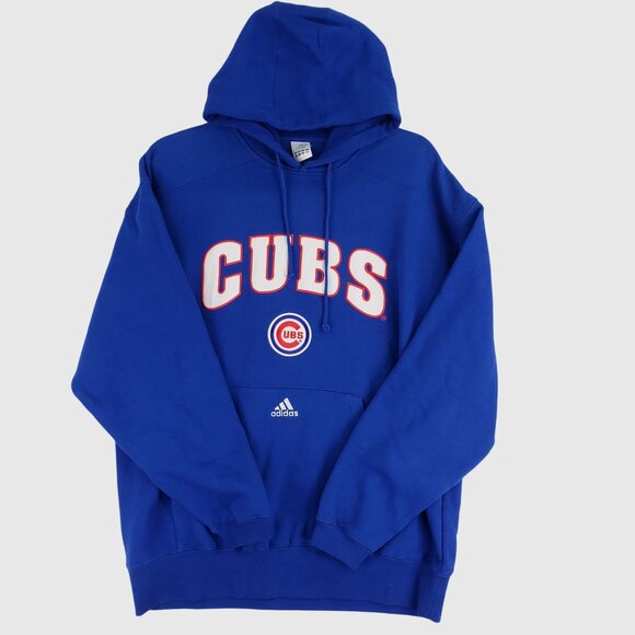 Adidas Chicago Cubs Hoodie Pullover Sweatshirt MLB Baseball  Mens XL - Picture 5 of 8